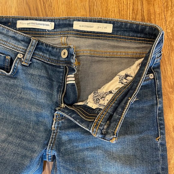 ANTHROPOLOGIE Pilcro Slim Straight Size 26 Jeans - Picture 7 of 7